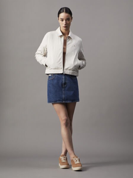 ZIP THROUGH COTTON JACKET