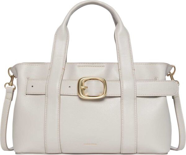 BUCKLE MINI TOTE WITH STRAP