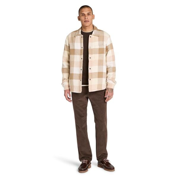 High pile Lined Overshirt