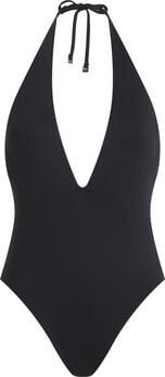 PLUNGE NECKLINE ONE PIECE