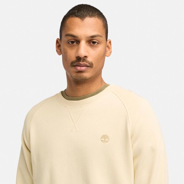 EXETER RIVER Brushed Back Crew Sweatshir Beyaz - XL