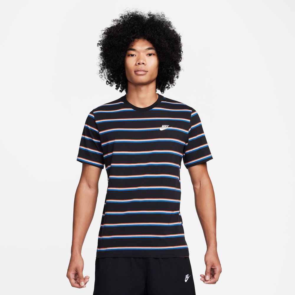 M NSW TEE CLUB STRIPE Gri - XL