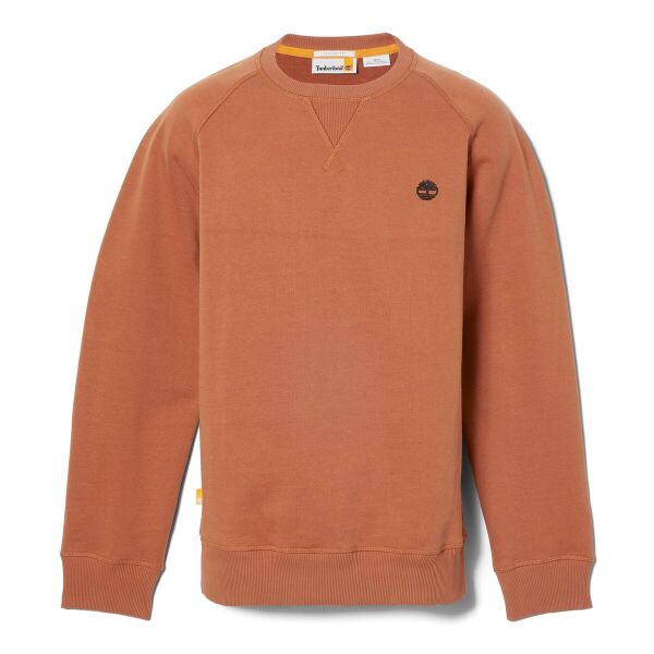 Brushed Back Crew Sweatshirt Kahverengi - L