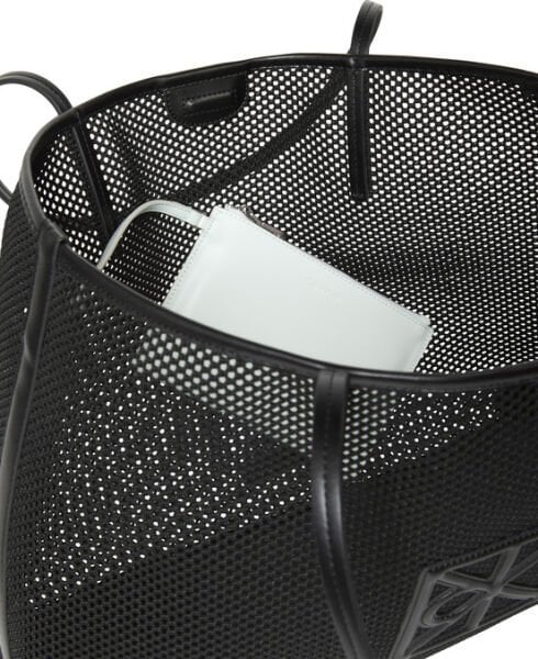 EMBLEM MESH TOTE