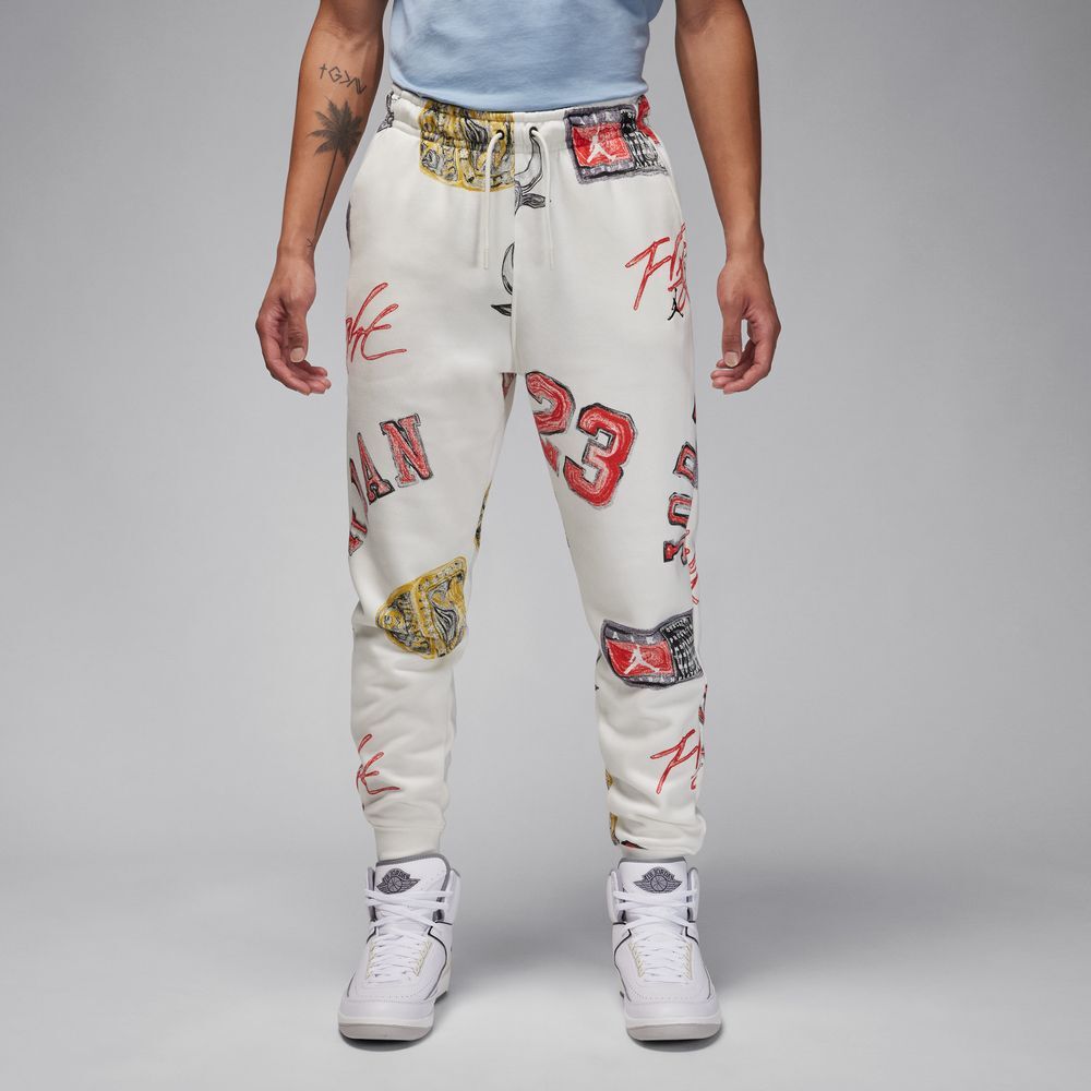 M J ESS AOP FLC PANT