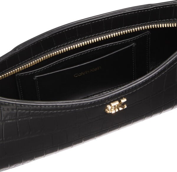 CK CROC SMALL SHOULDER BAG