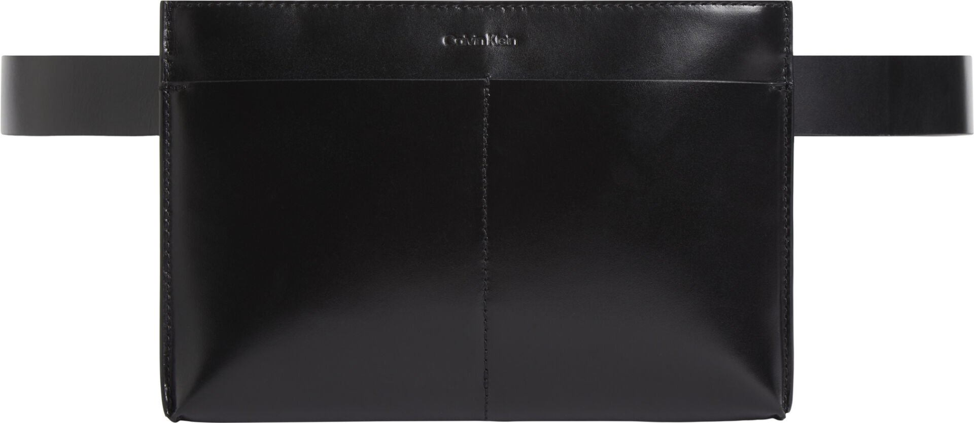 CK GLOW FLAT WAISTBAG LEATHER