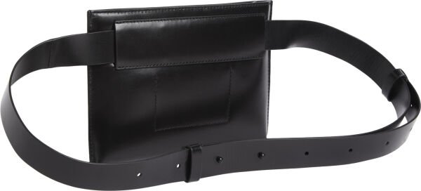 CK GLOW FLAT WAISTBAG LEATHER