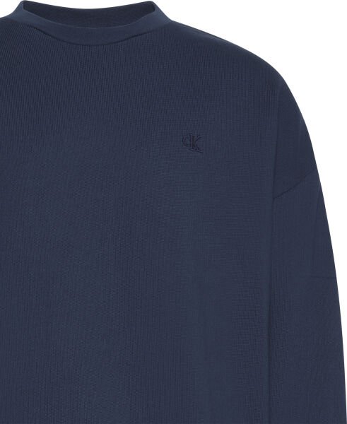 LS SWEATER-KNIT JERSEY CREWNK