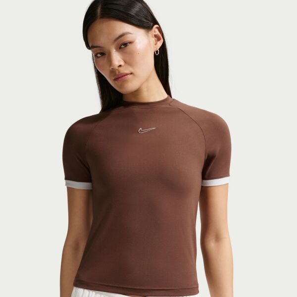 W NK SS FITTED TOP GLS