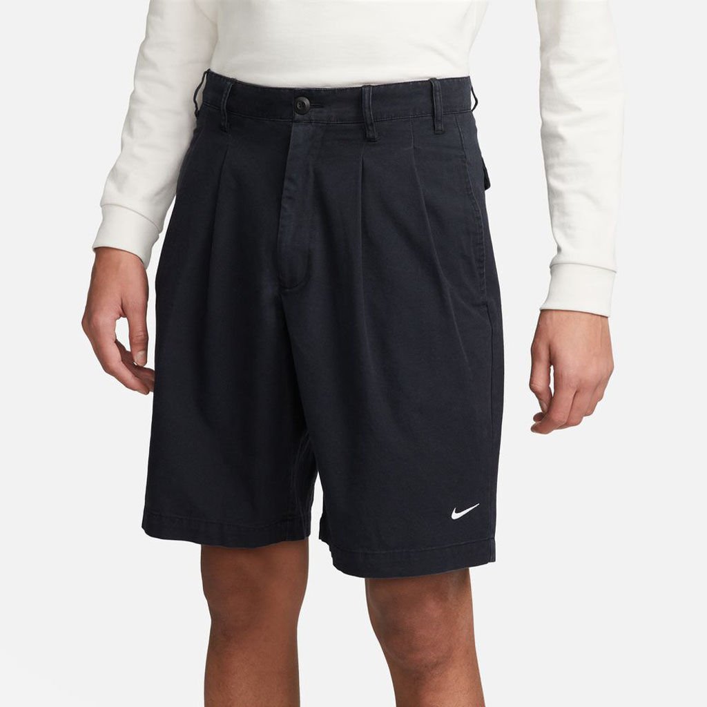 M NL PLEATED CHINO SHORT