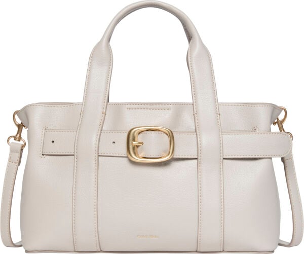 BUCKLE MINI TOTE WITH STRAP