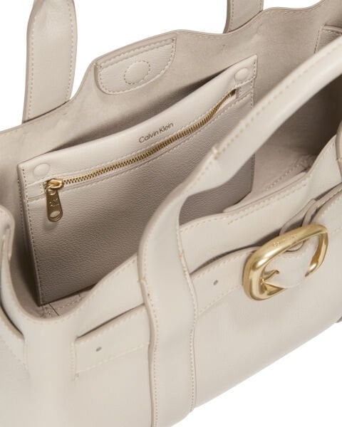 BUCKLE MINI TOTE WITH STRAP