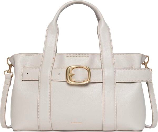 BUCKLE MINI TOTE WITH STRAP