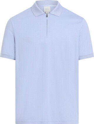 SMOOTH COTTON WELT ZIP POLO