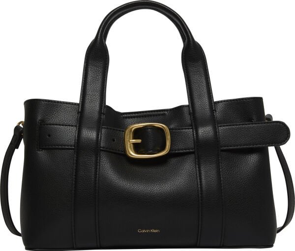 BUCKLE MINI TOTE WITH STRAP
