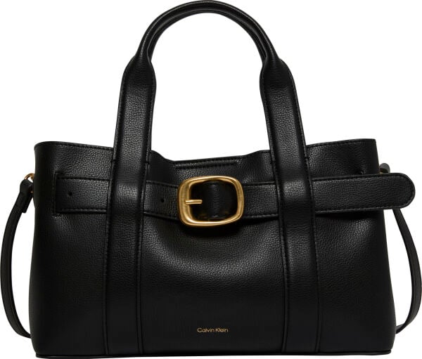 BUCKLE MINI TOTE WITH STRAP