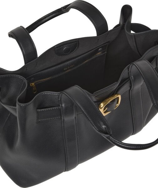 BUCKLE MINI TOTE WITH STRAP