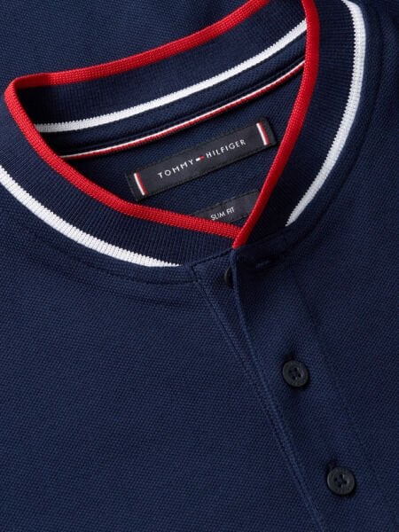 MAO RWB TIPPED SLIM POLO