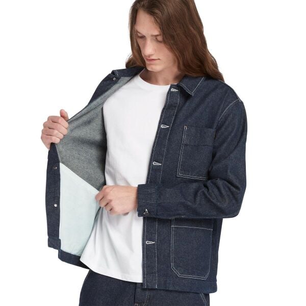 Kempshire Cotton Hemp Denim Chore Jacket