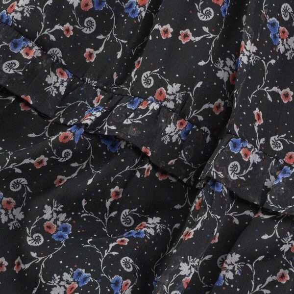 TJW AOP CHIFFON MAXI DRESS EXT