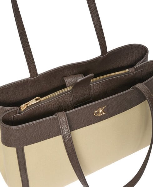 CK CANVAS MEDIUM TOTE