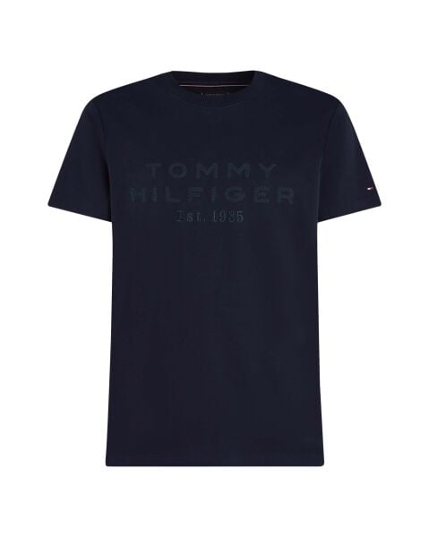 NYLON APPLIQUE MIX MEDIA TEE