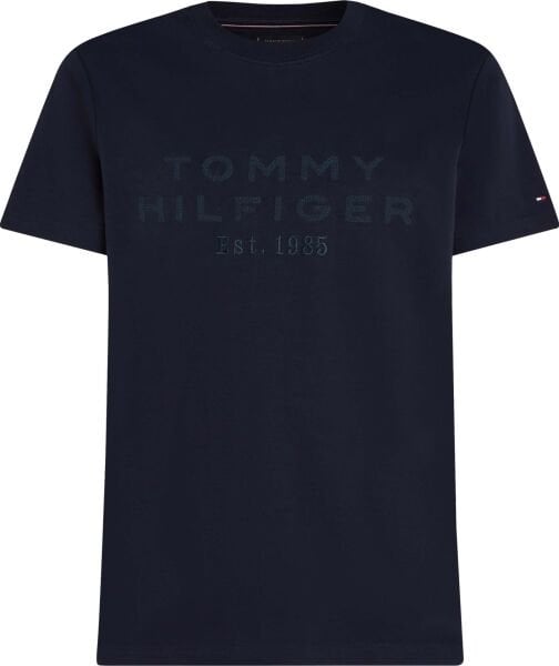 NYLON APPLIQUE MIX MEDIA TEE