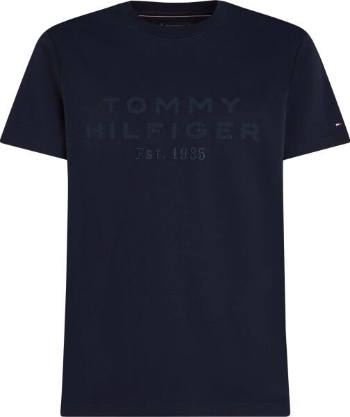 NYLON APPLIQUE MIX MEDIA TEE