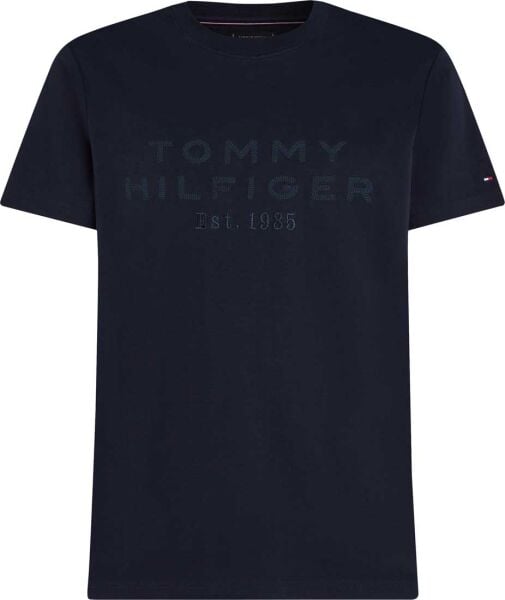 NYLON APPLIQUE MIX MEDIA TEE