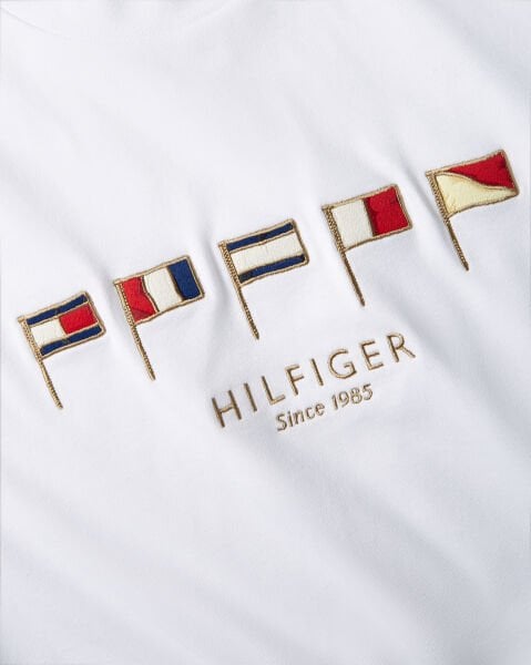 HILFIGER MULTI FLAGS TEE