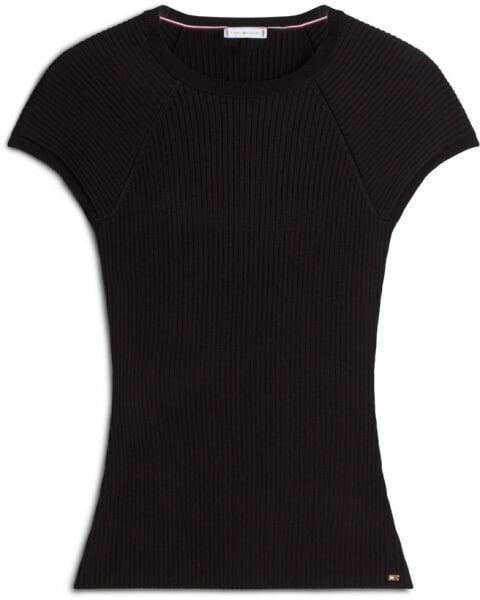 RAYON RIB CAPSLV TOP