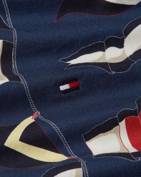 POPLIN FLAG AOP SS RF SHIRT