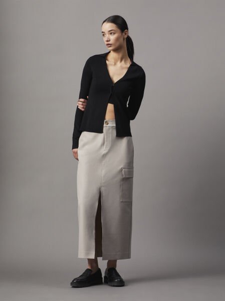 RAYON HOOK&EYE SWEATER CARDIGA