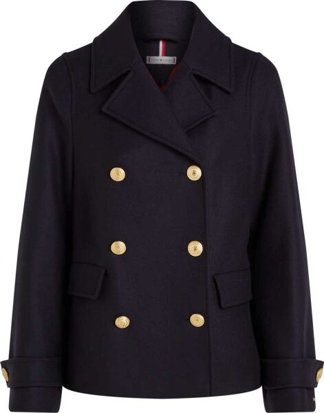 WOOL BLEND DB PEACOAT