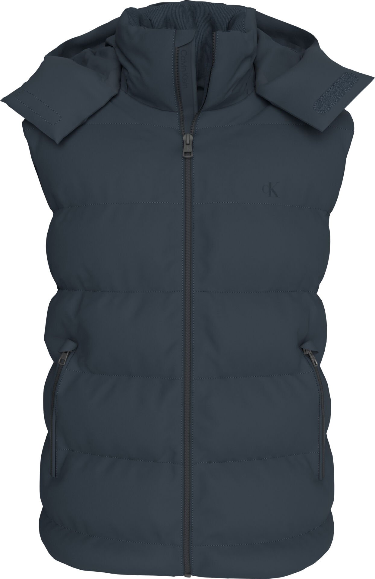 LS NYLON ZIP OFF HOOD DOWN PUF