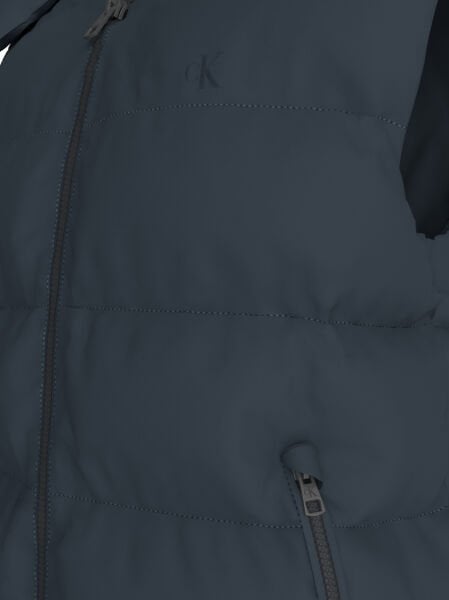 LS NYLON ZIP OFF HOOD DOWN PUF