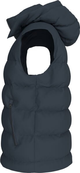 LS NYLON ZIP OFF HOOD DOWN PUF