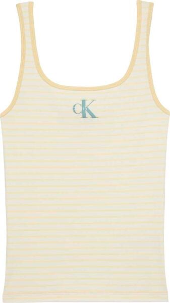 STRIPED MONOLOGO SCOOP NK RIB