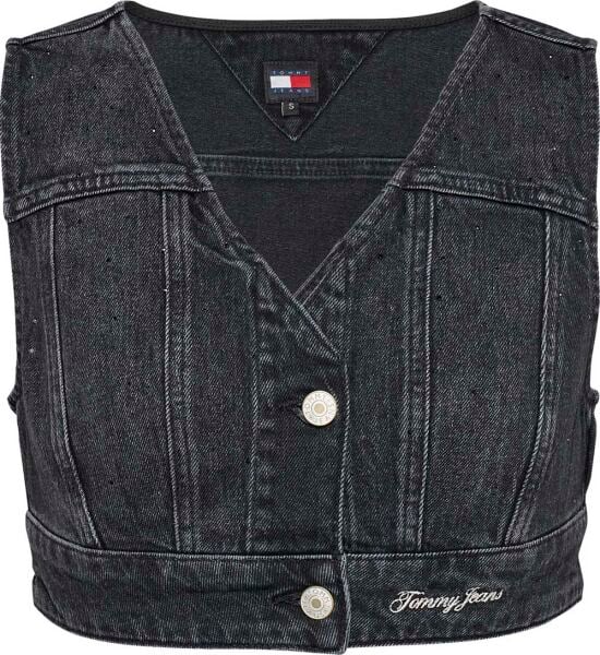 CROPPED BUTTON VEST DH6182