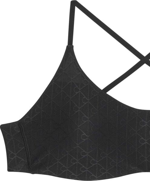 Monogram Mesh Plunge Low Suppo