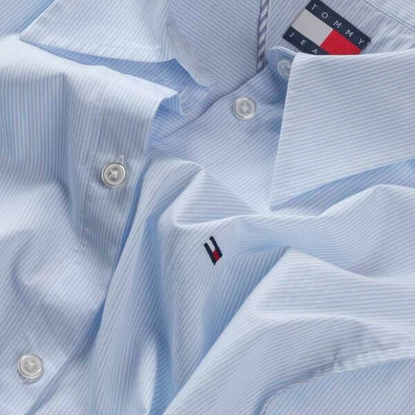 TJW TIE FRONT POPLIN SHIRT