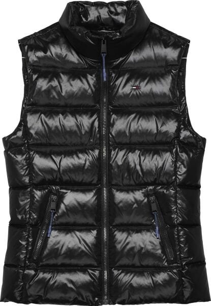 TJW SLIM ZIP PRINT DOWN VEST