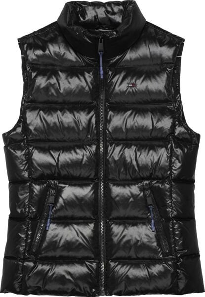 TJW SLIM ZIP PRINT DOWN VEST