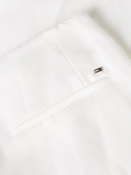 LINEN/VIS BARREL PANT