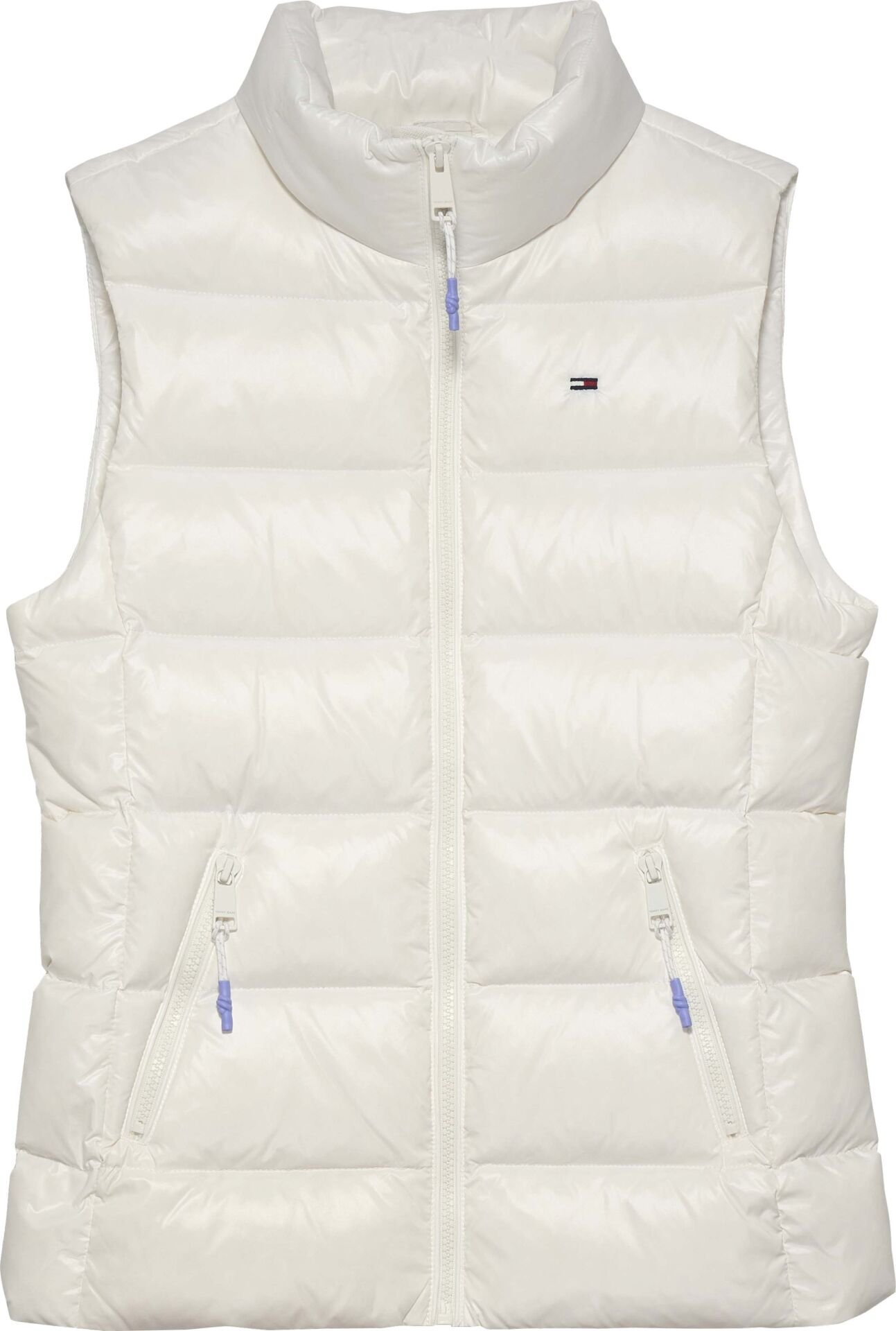 TJW SLIM ZIP PRINT DOWN VEST
