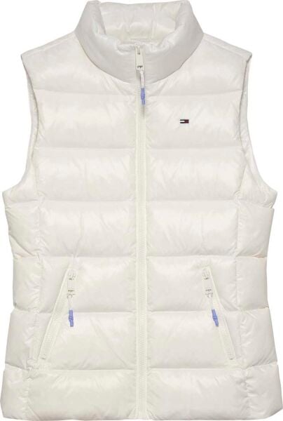 TJW SLIM ZIP PRINT DOWN VEST