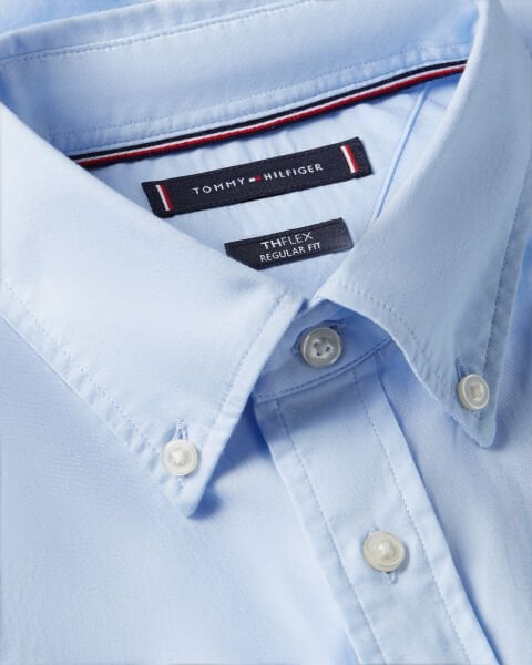FLEX POPLIN SOLID S/S SHIRT