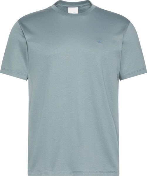 SS SUPIMA CHEST EMB CREWNECK T