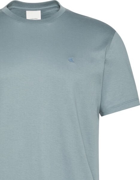 SS SUPIMA CHEST EMB CREWNECK T